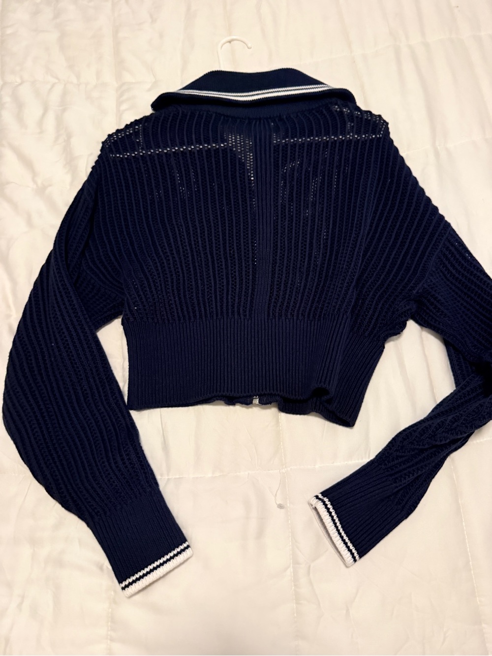Beyond yoga sweater zip up jacket preppy - Picture 2 of 4